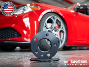 Alfa Romeo Giulia Wheel Spacers - MADNESS - 5mm - set of 2 w/ extended bolts